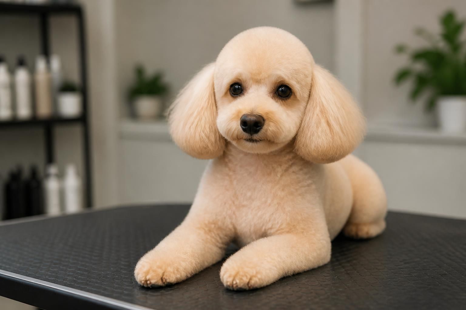 Beautifully finished pet grooming result with a clean tidy coat